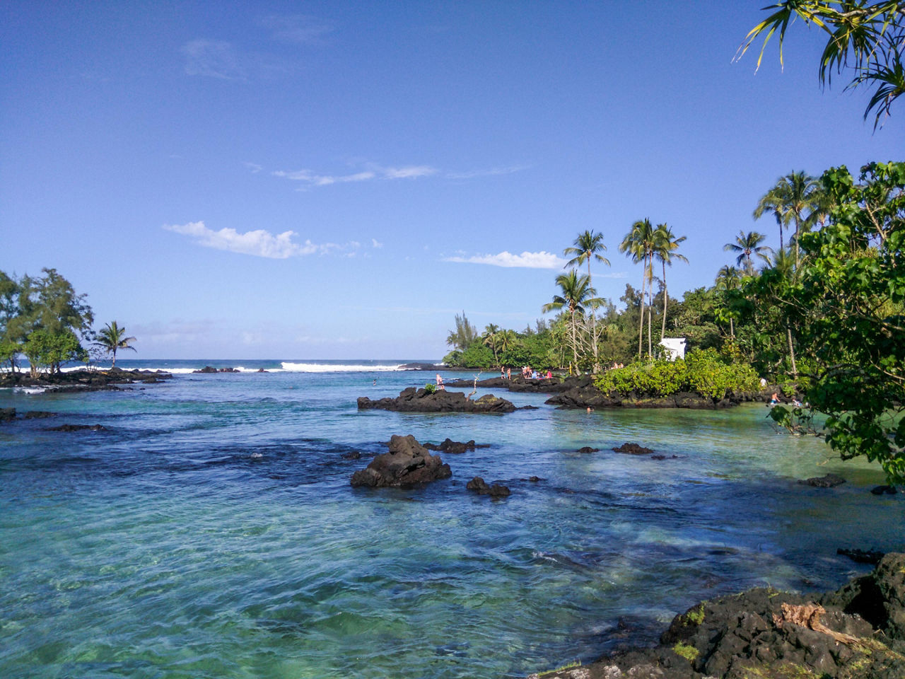 Carlsmith beach park in Hilo, Hawaii