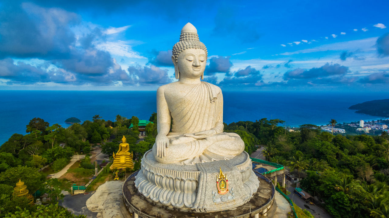 Big Buddha statue in Phuket, Thailand