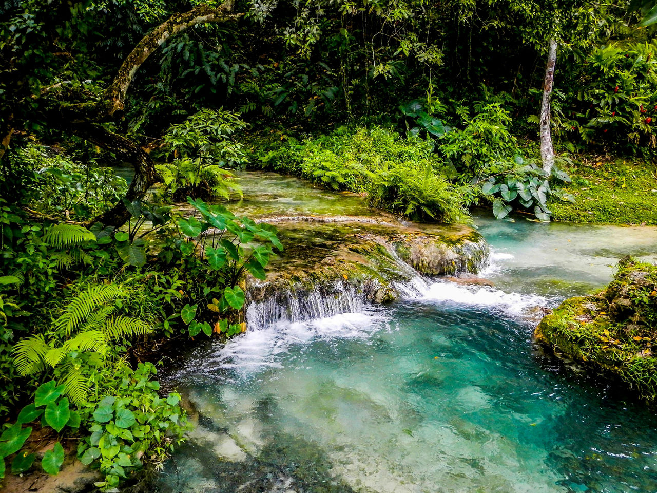 Mele cascades waterfalls at Port Vila, Vanuatu