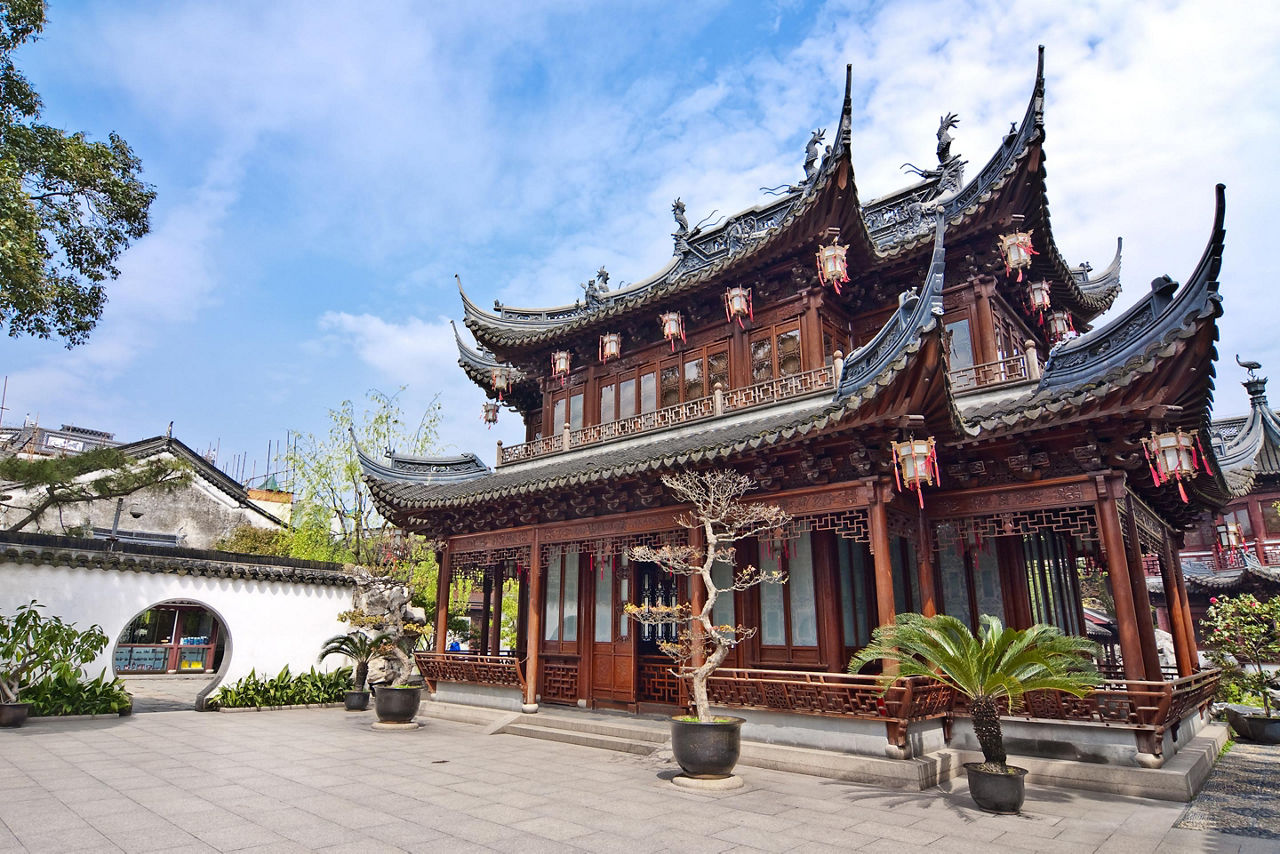 Yuyuan garden in Shanghai, China