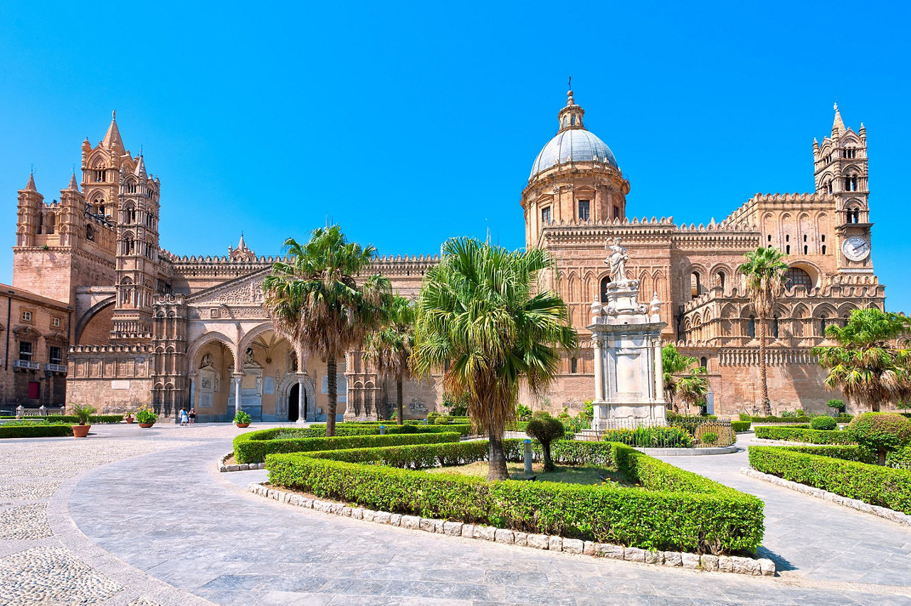 The Palermo Cathedral in Palermo, Sicily