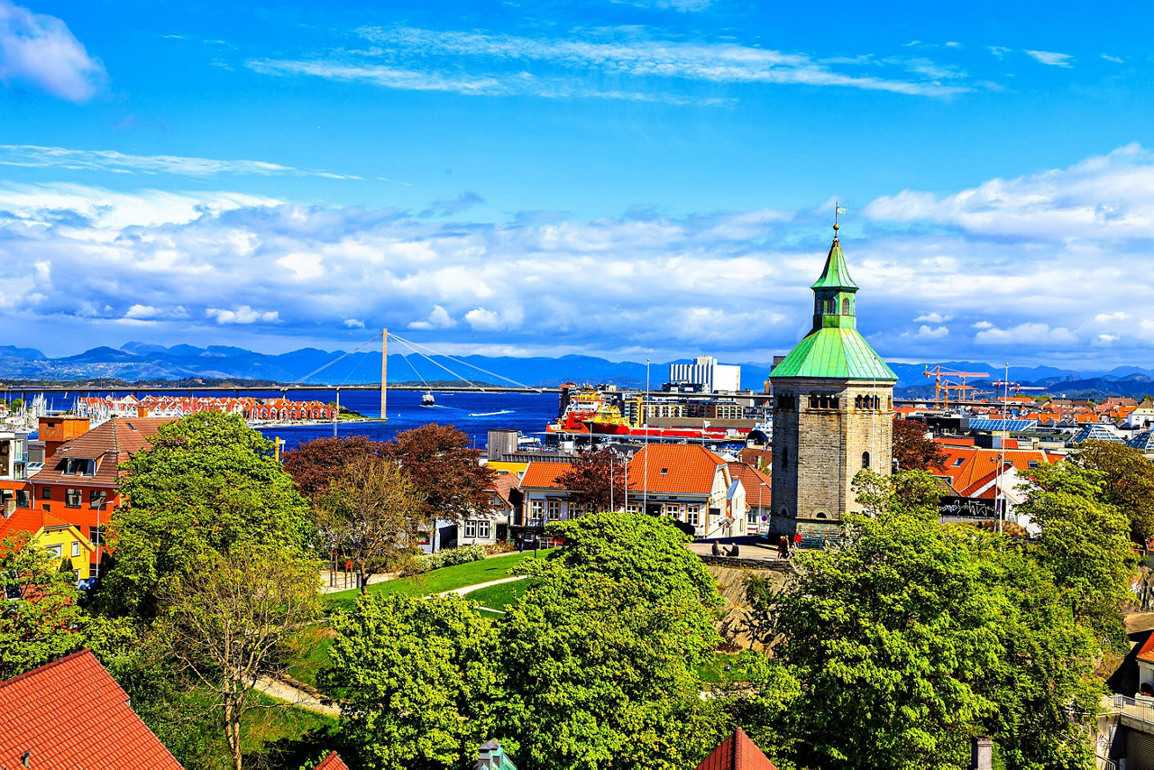 City view of Stavanger, Norway