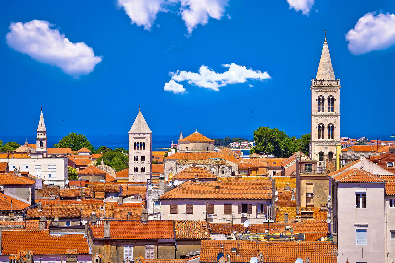 The Zadar, Croatia skyline