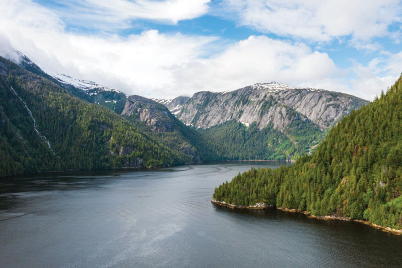 Mountain Drone Aerial, Ketchikan, Alaska