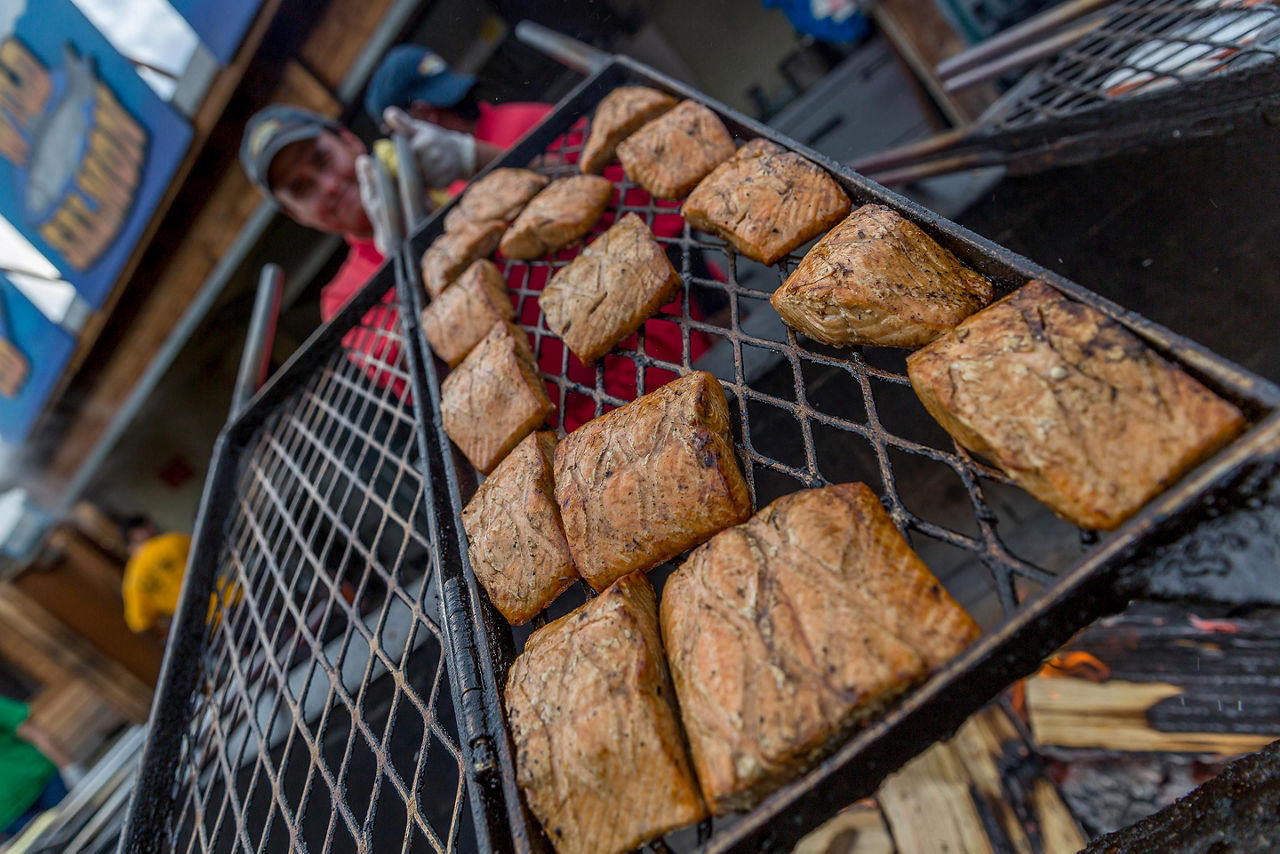 Wild Caught Salmon on the  Grill 