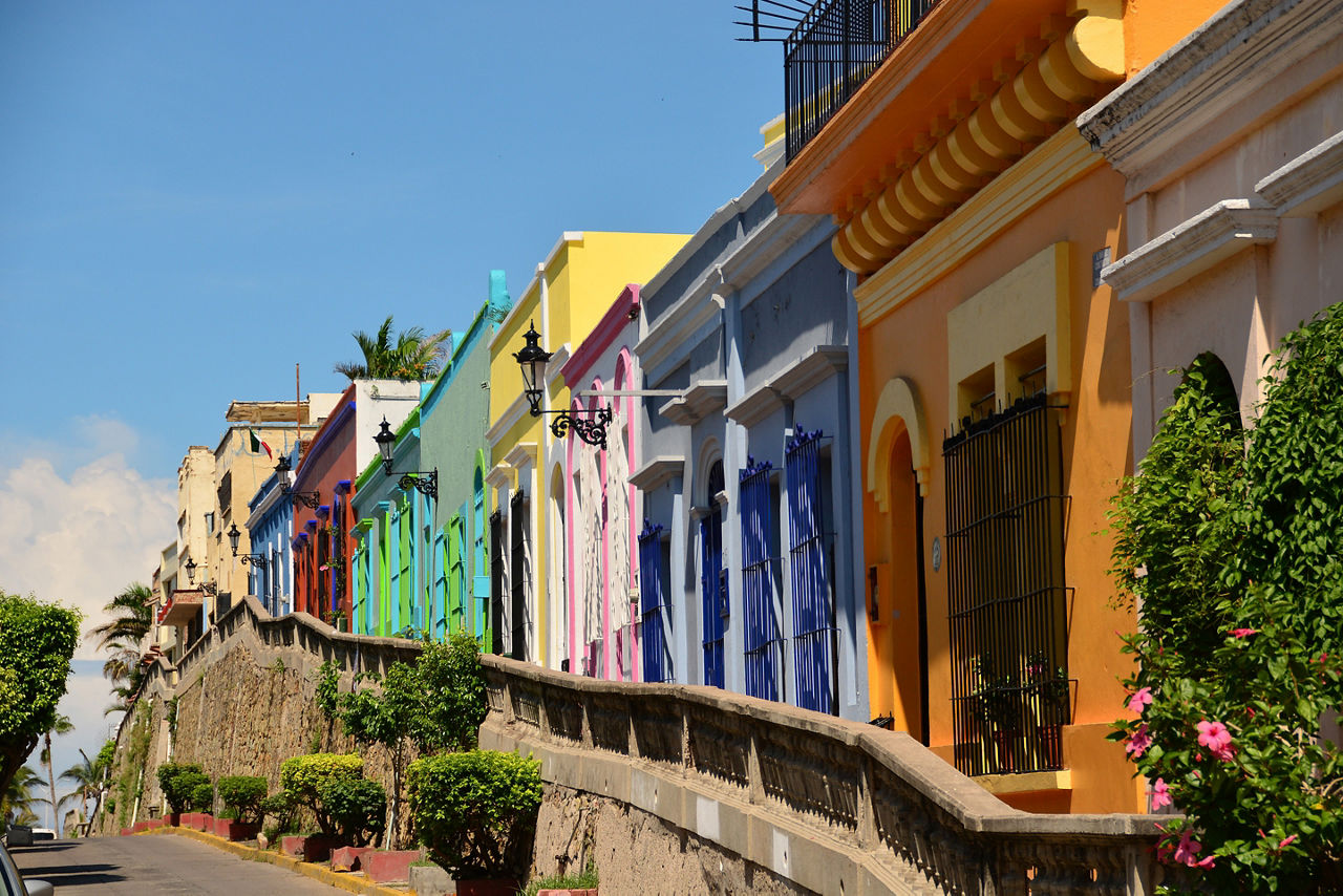 Old Traditional Homes, Mazatlan Mexico
