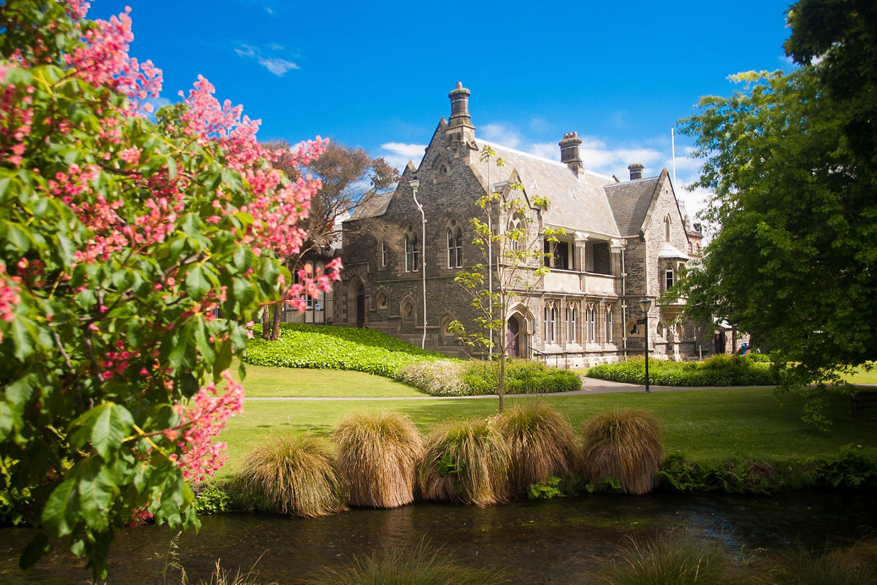 New Zealand Christchurch Canterbury Provincial Councill in Spring 