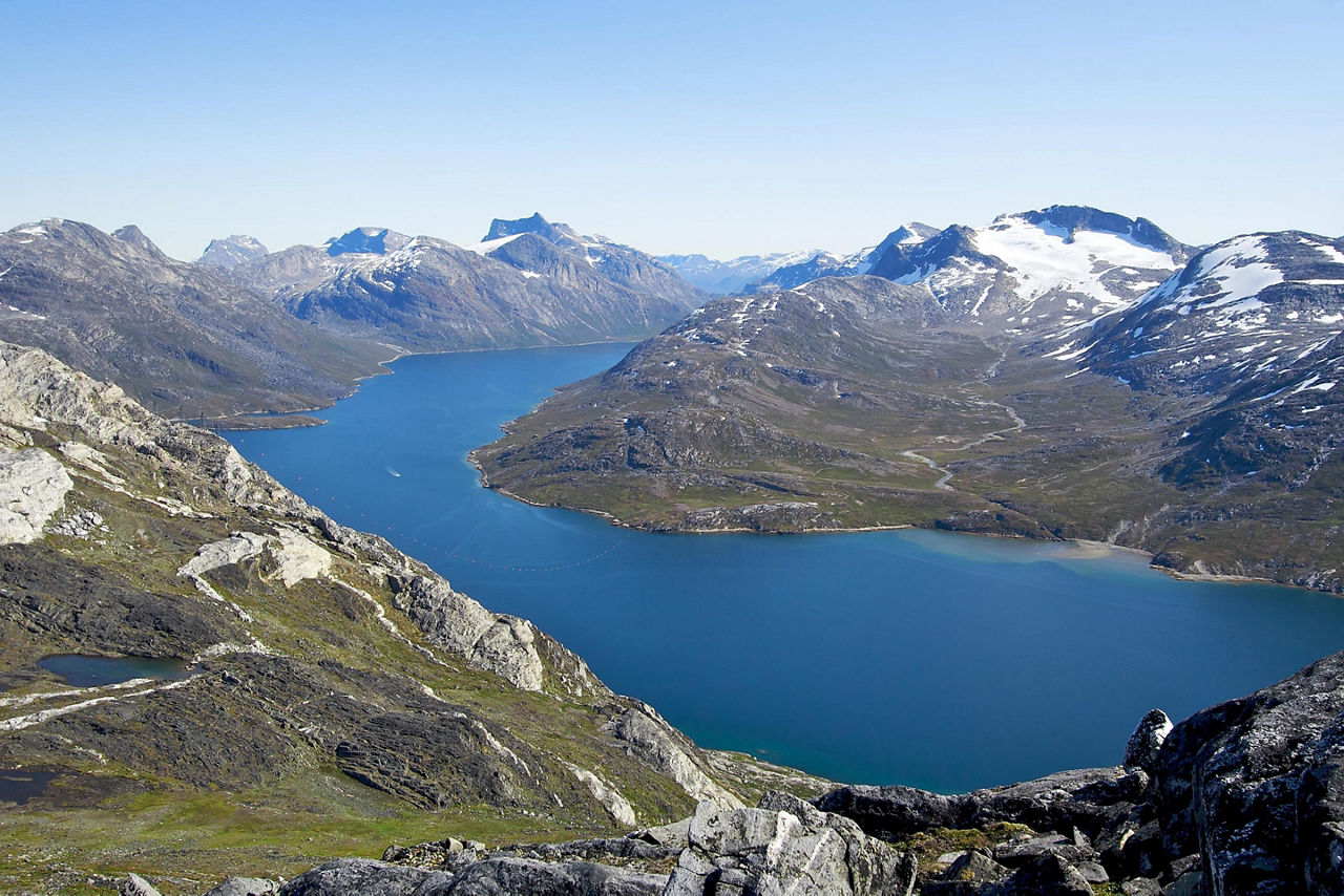 A fjord in Nuuk, Greenland