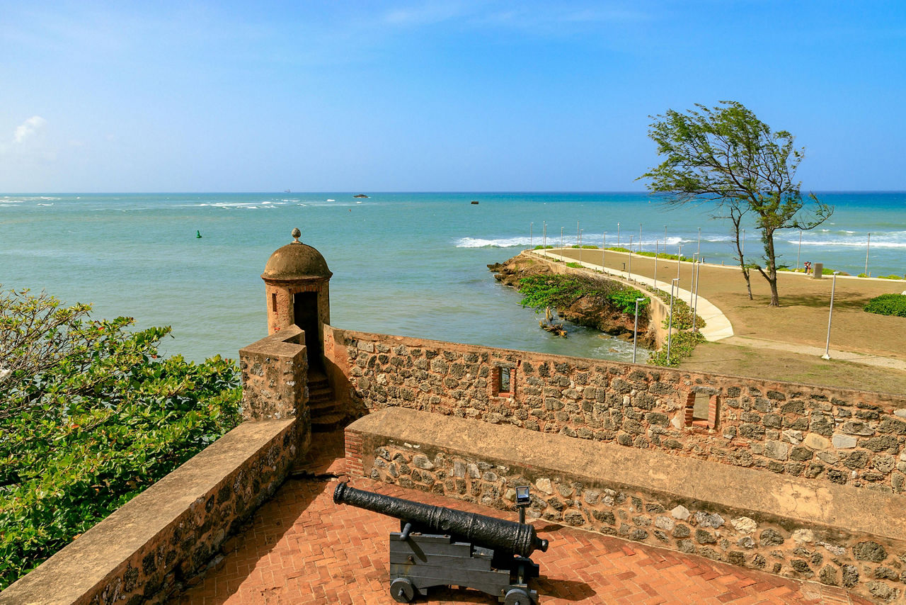 Dominican Republic Puerto Plata Fortaleza San Felipe Over the Seas