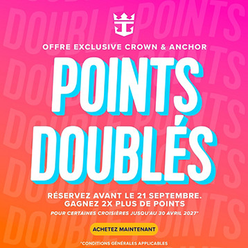 Crown and Anchor Double Points Banner, French