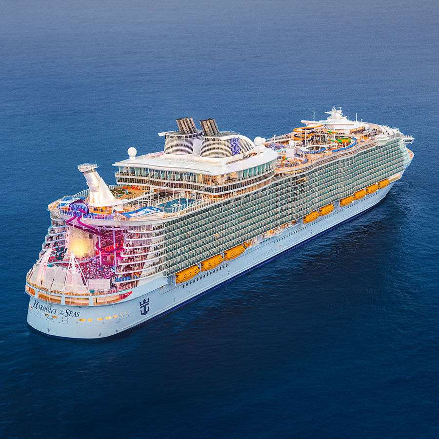 Harmony of the Seas bow angle shot