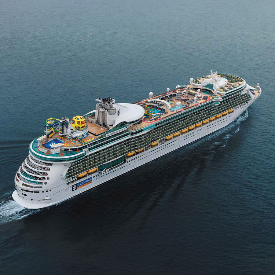 Independence Cruise Ship Aerial View Ocean Sailing