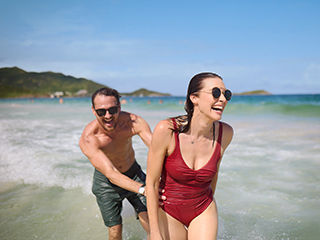 new nav caribbean bahamas running beach orient bay