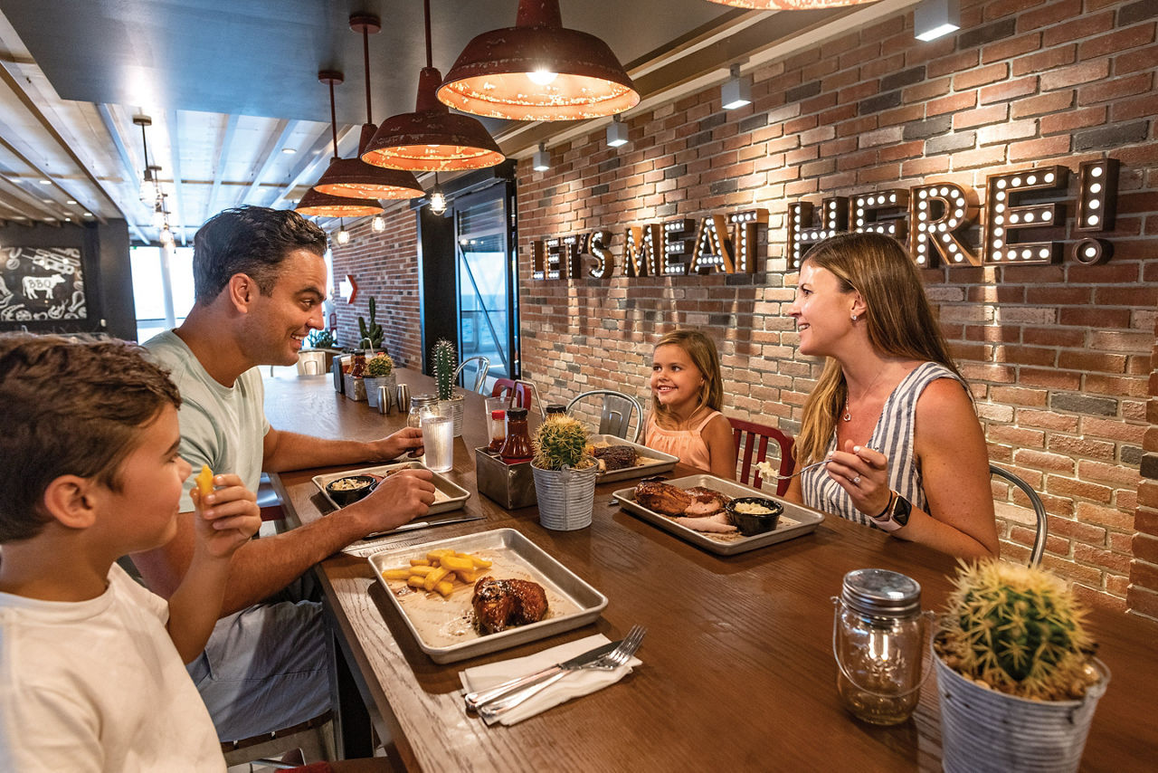 Oasis of the Seas Portside BBQ Family Lunch