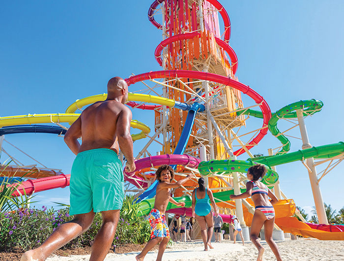 perfect day coco cay daredevil peak family cruise slides thrill water park 700 530