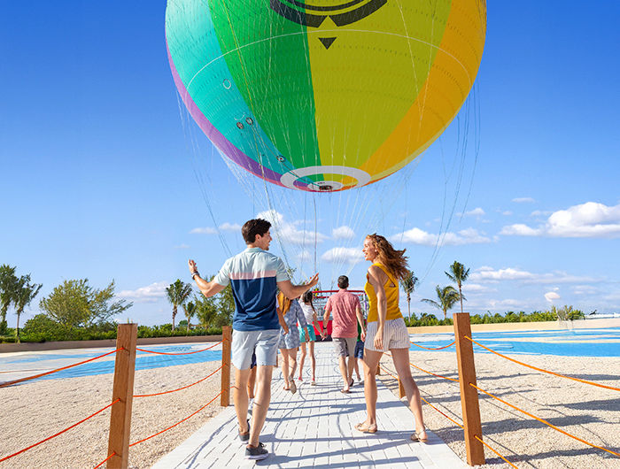 perfect day coco cay up up away family hot air ballon ride 700 530