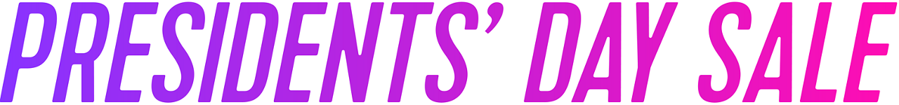 President's Day Sale