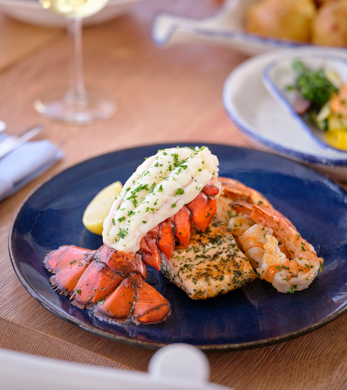 Oasis Class, Symphony of the Seas, Lobster and Steak surf and turf plate