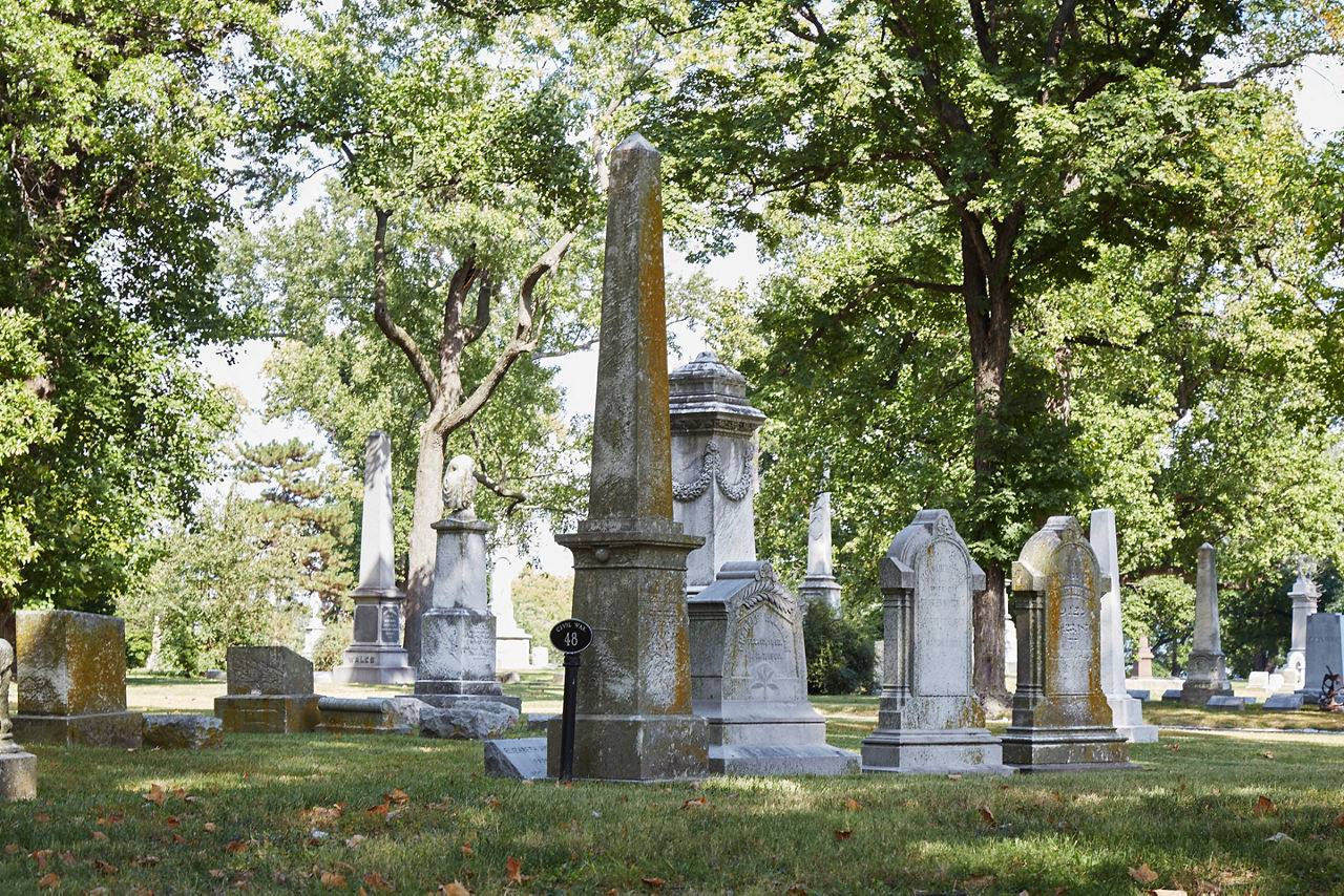 Bellefontaine Cemetery in St. Louis