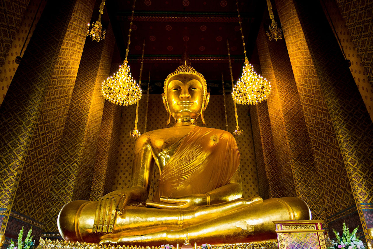 Big Buddha statue at Wat Kalayanamitr, Thailand