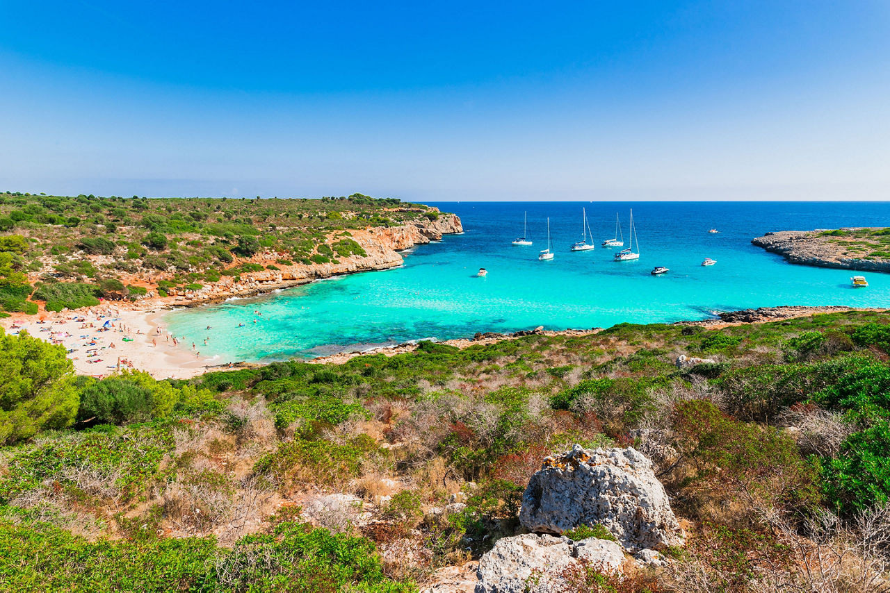 Cala Varques beach, Majorca, Spain