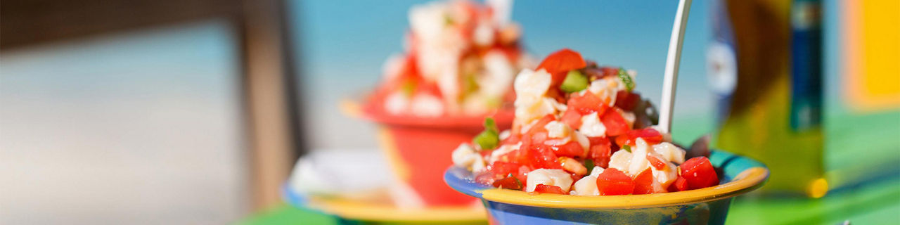 Caribbean Conch Salad with Sweet Dressing