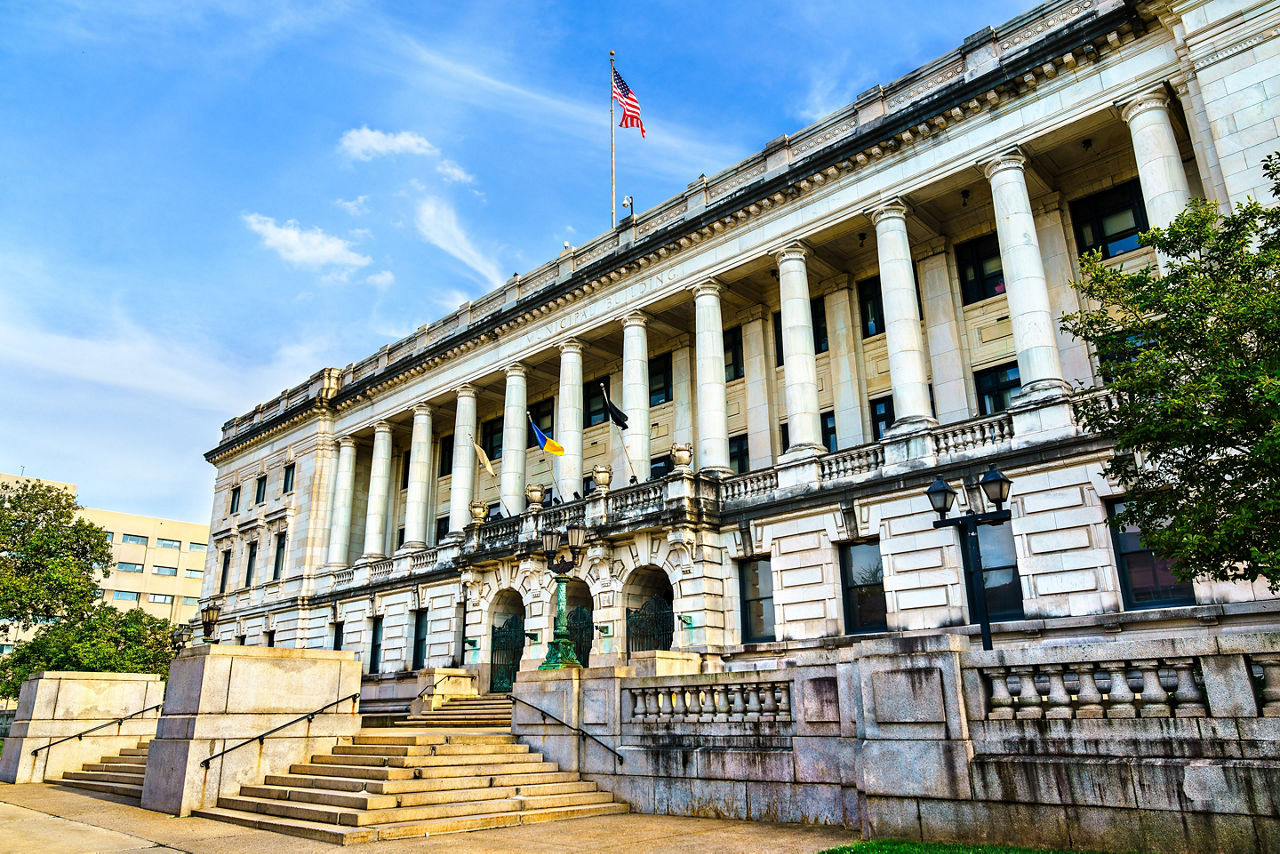 City Hall of Trenton in New Jersey, United States