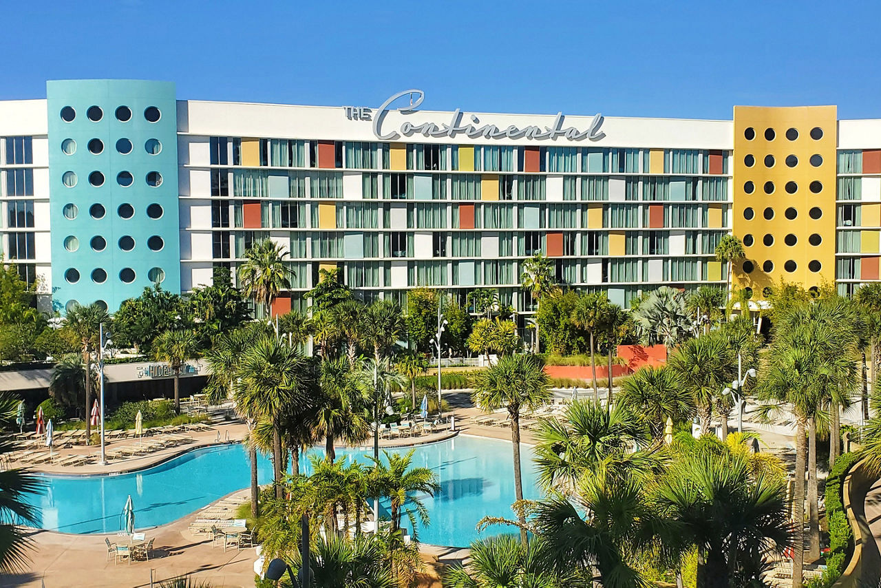 The Continental building of Cabana Bay Beach Resort