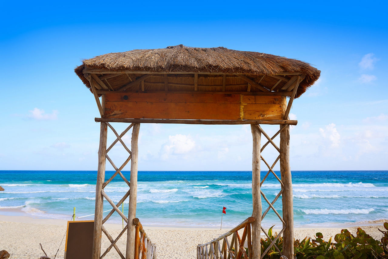 Cozumel island San Martin beach in Riviera Maya of Mayan Mexico