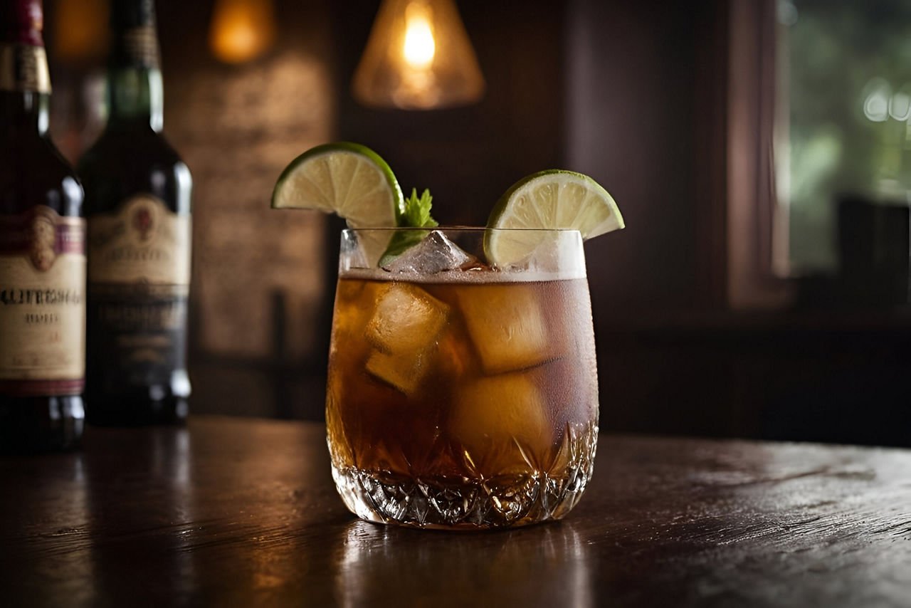 Dark 'n Stormy - National cocktail of Bermuda