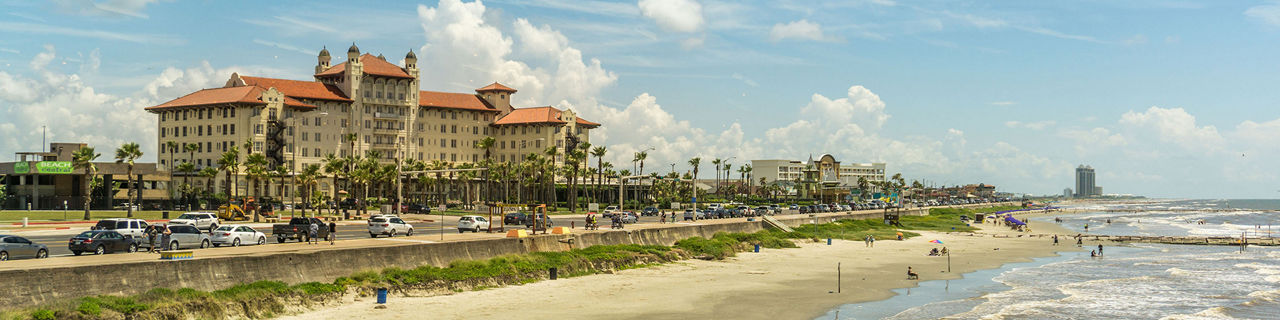 Sunny Day Beach, Galveston, Texas