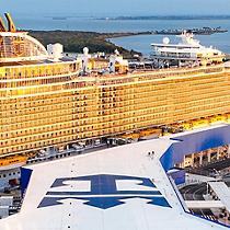 Terminal Aerial with Allure of the Seas Galveston, Texas