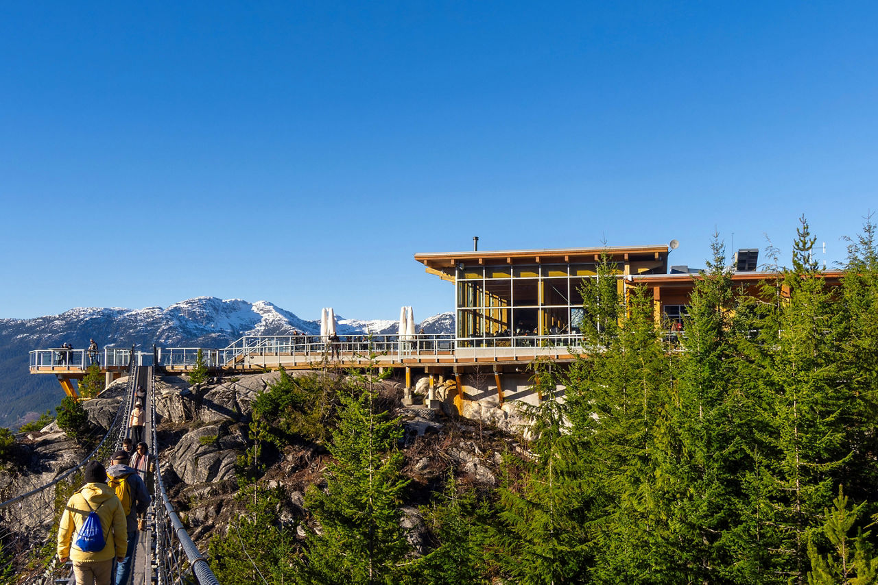 Gorgeous and panoramic views from the summit of Sea to Sky Gondola