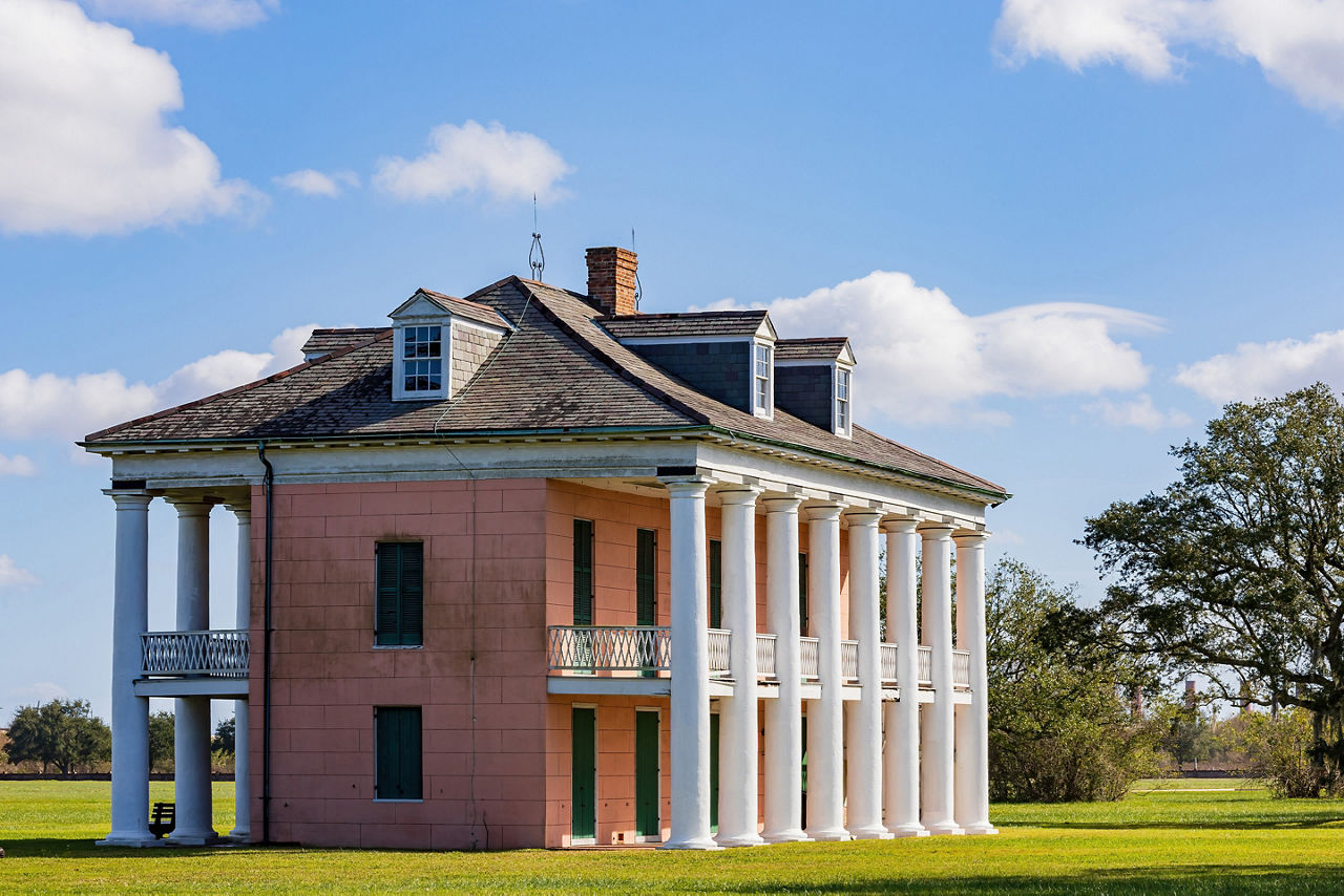 Malus Beauregard House of Chalmette Battlefield at New Orleans, Louisiana