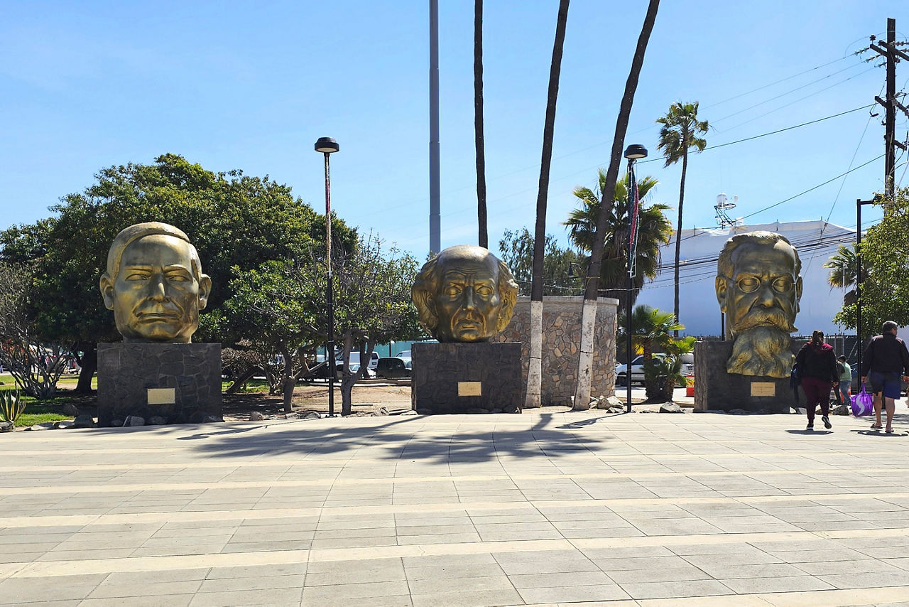 The Civic Plaza of Ensenada Baja California