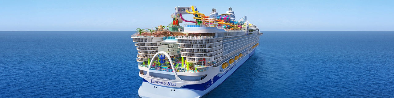 Legend of the Seas aerial