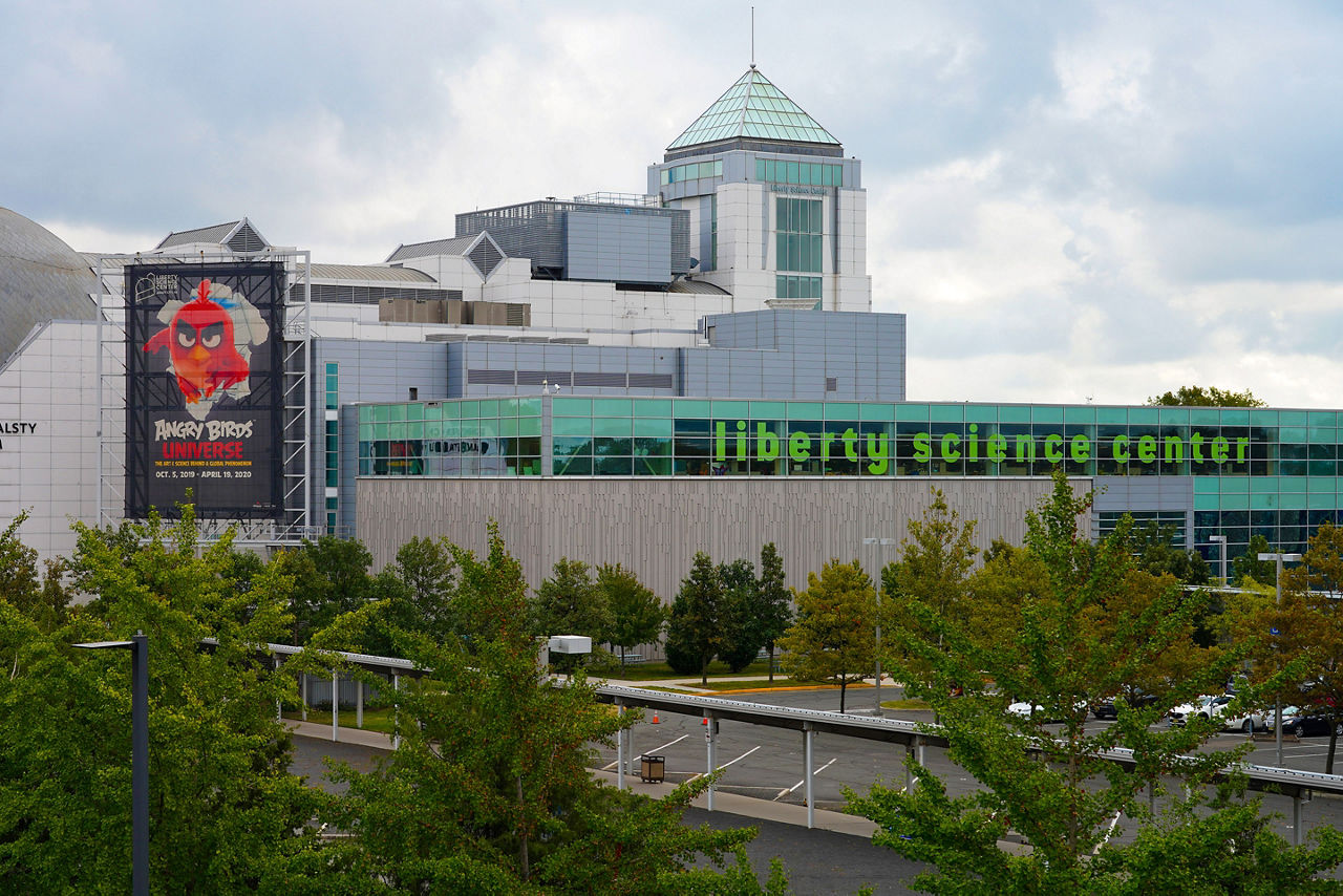 View of the Liberty Science Center
