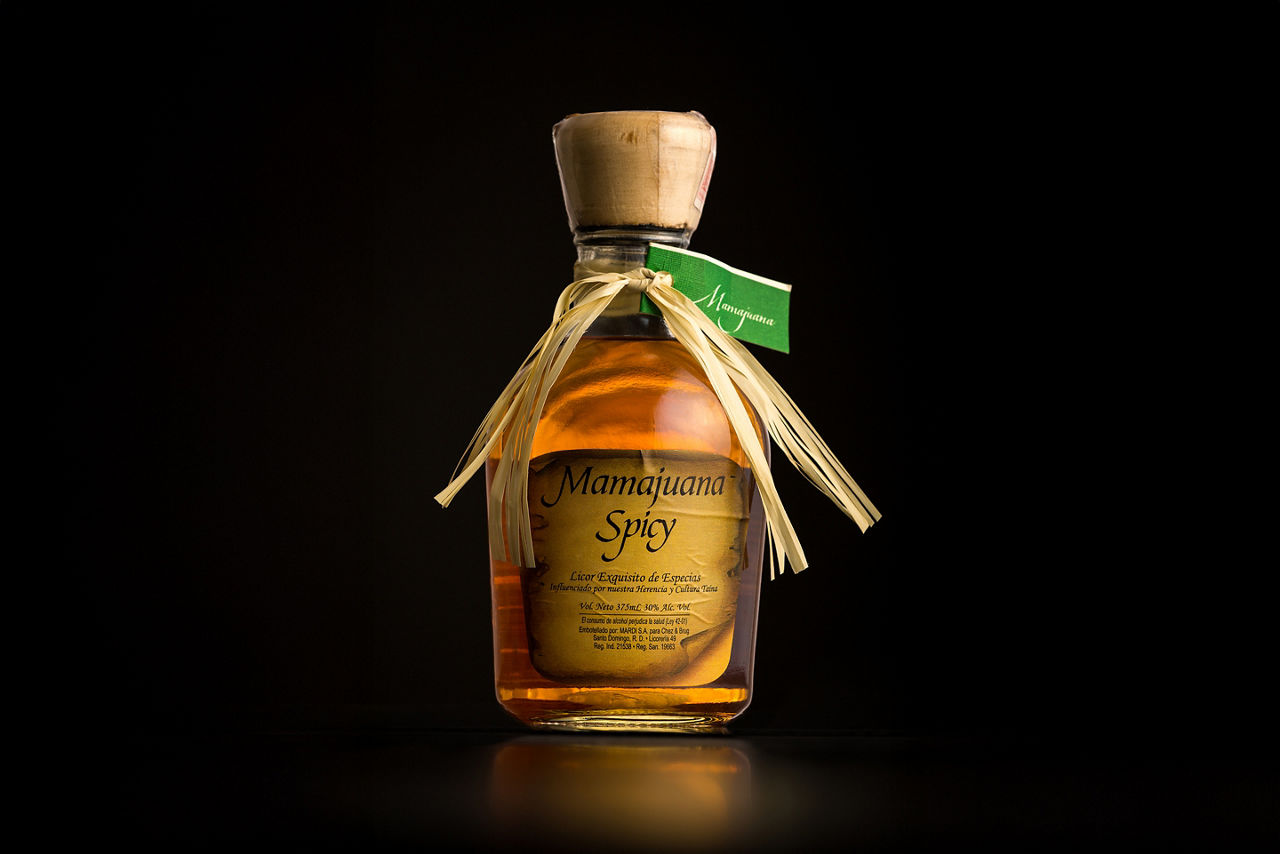 Mamajuana Spicy bottle.