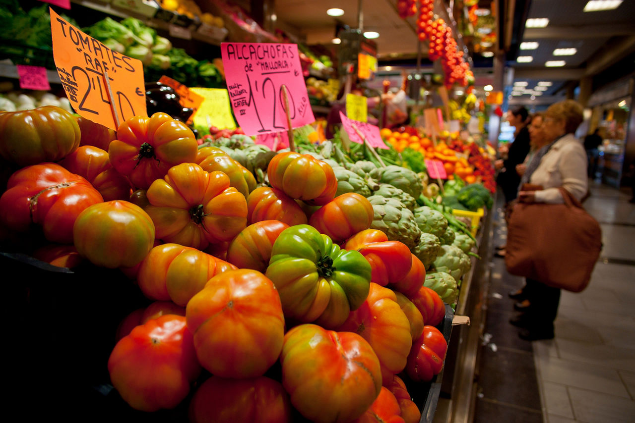 Mercat de L' Olivar, Palma, Mallorca, Islas Baleares, Spain