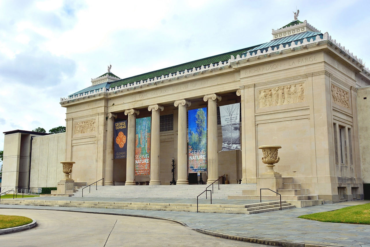 The New Orleans Museum Of Art, located in New Orleans City Park, New Orleans, Louisiana.