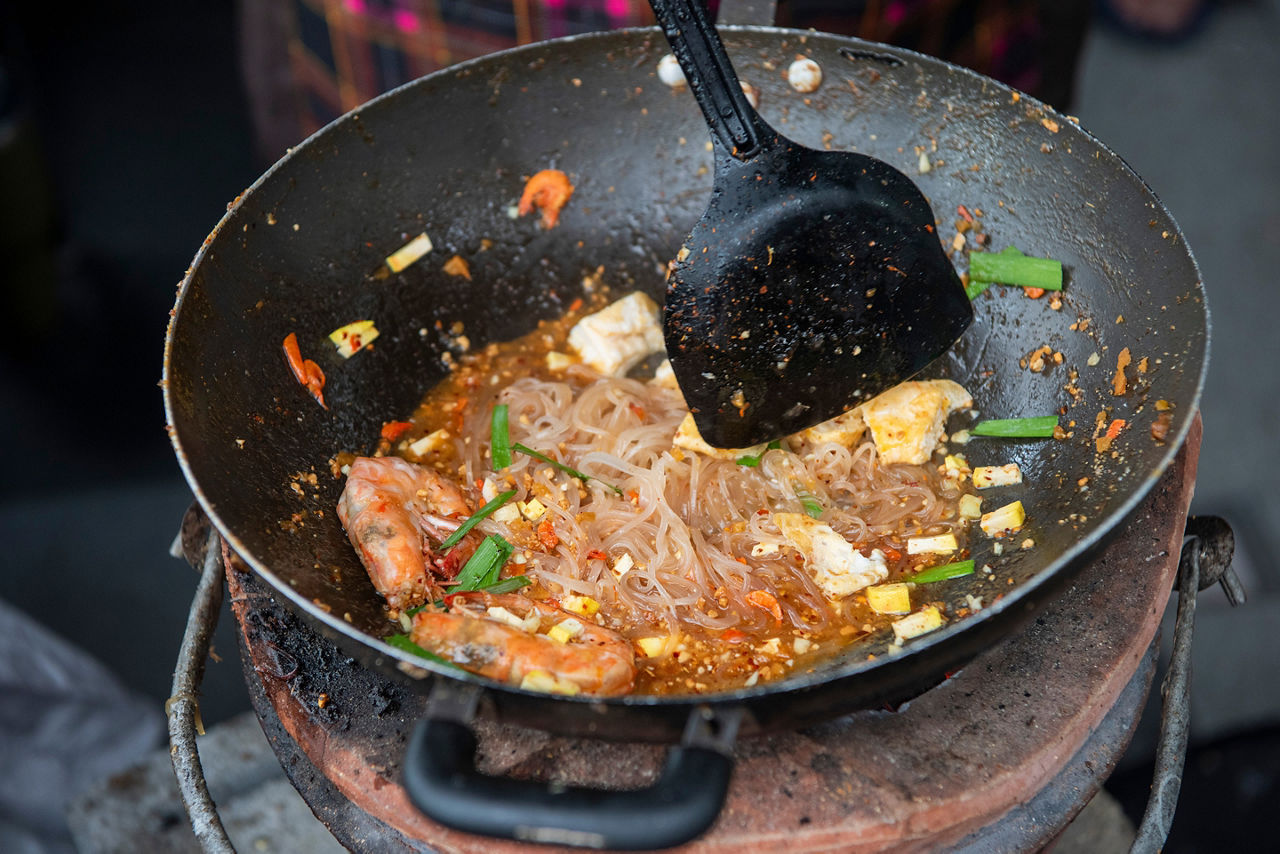 Pad Thai Food at Icon Siam Mall