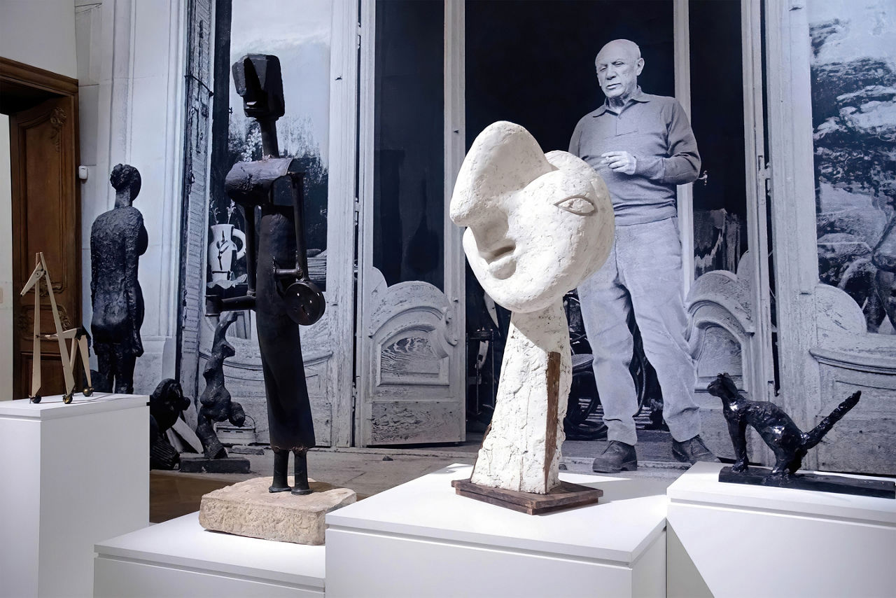 Picasso's art in Paris, France