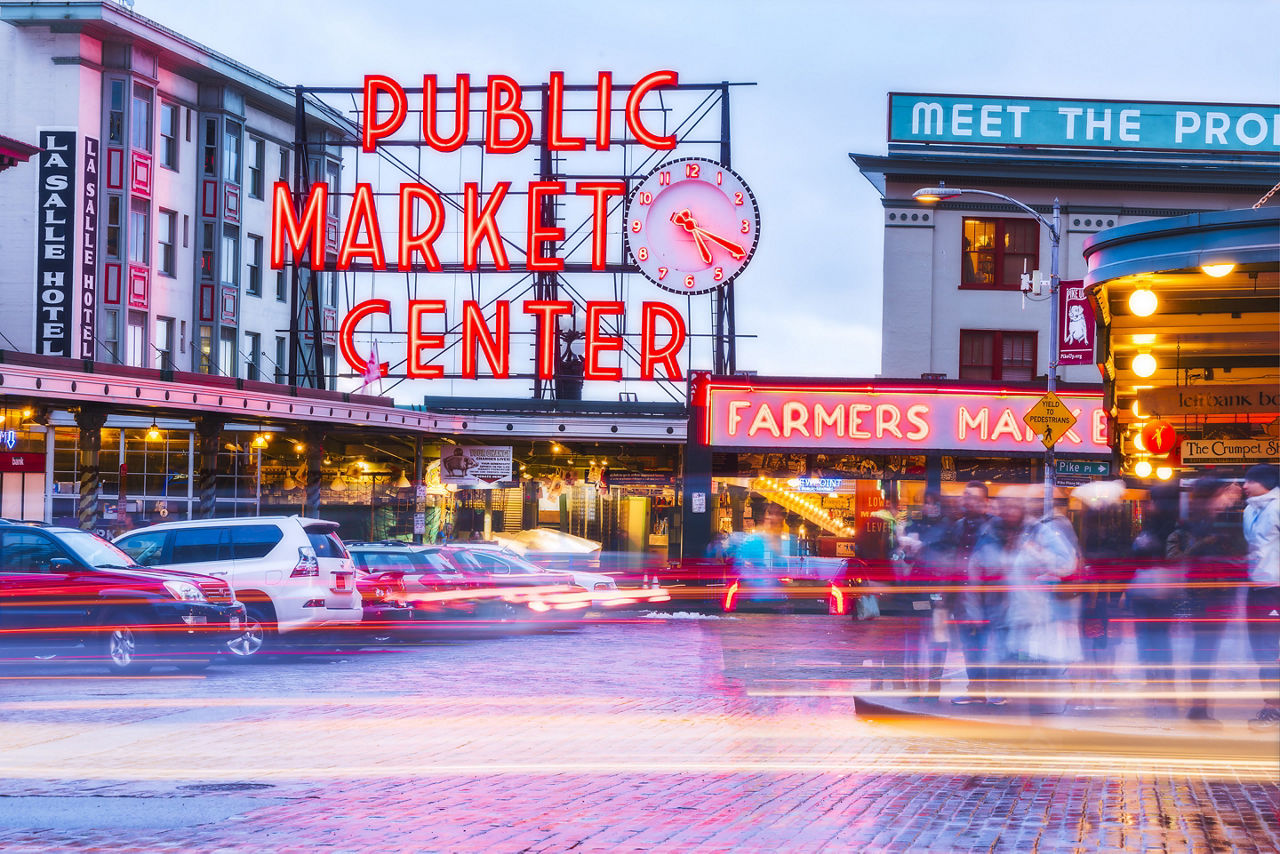 Pike Place Public Market, Seattle, Washington