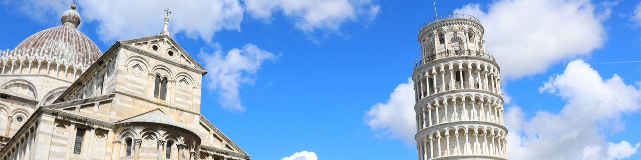 Leaning Torre di Pisa and Duomo Cathedral