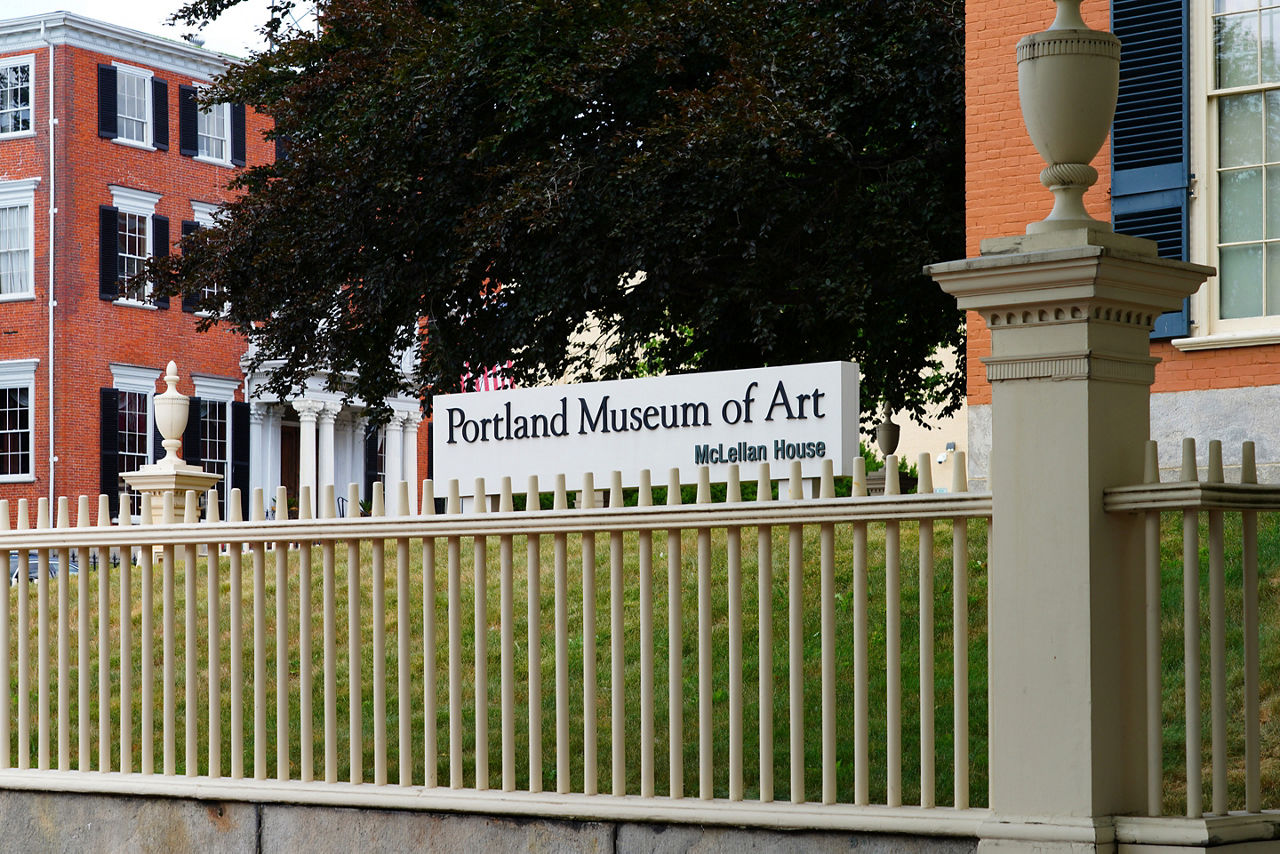 View of the Portland Museum of Art