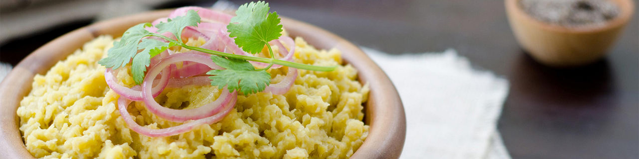 A Bowl of Mashed Plantains, Roseau Dominica