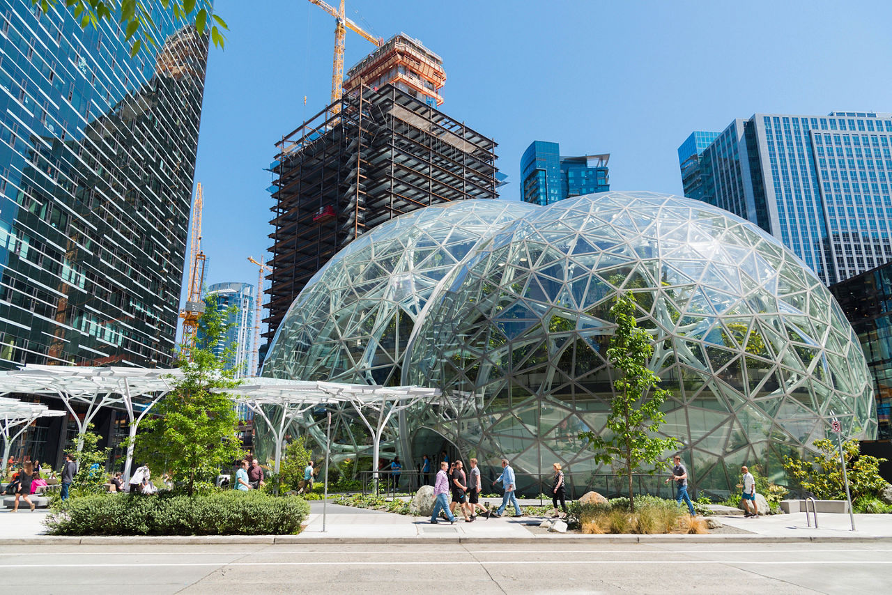  Spheres terrariums. Seattle, Washington