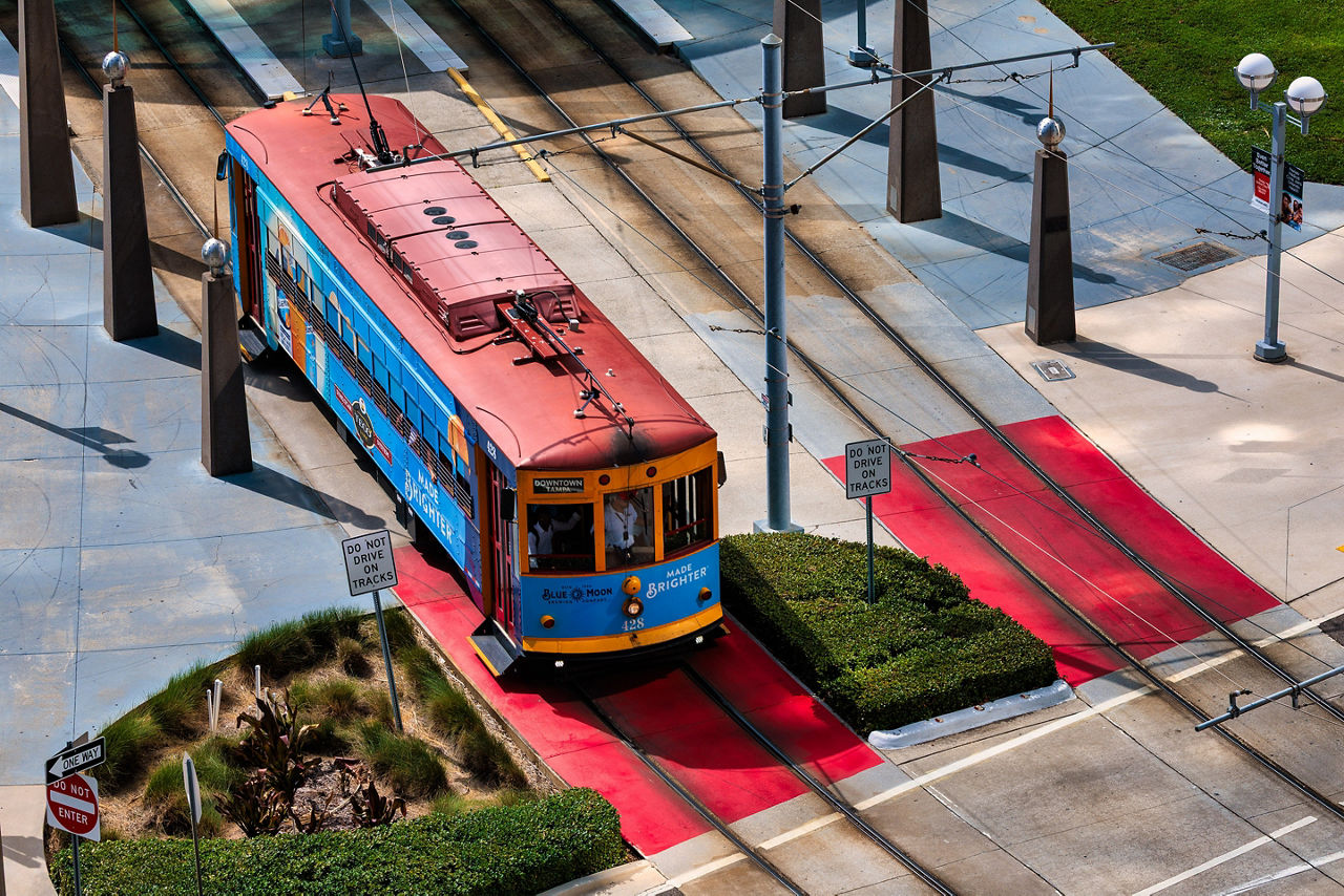 TECO Line Streetcar System Tampa, Florida USA