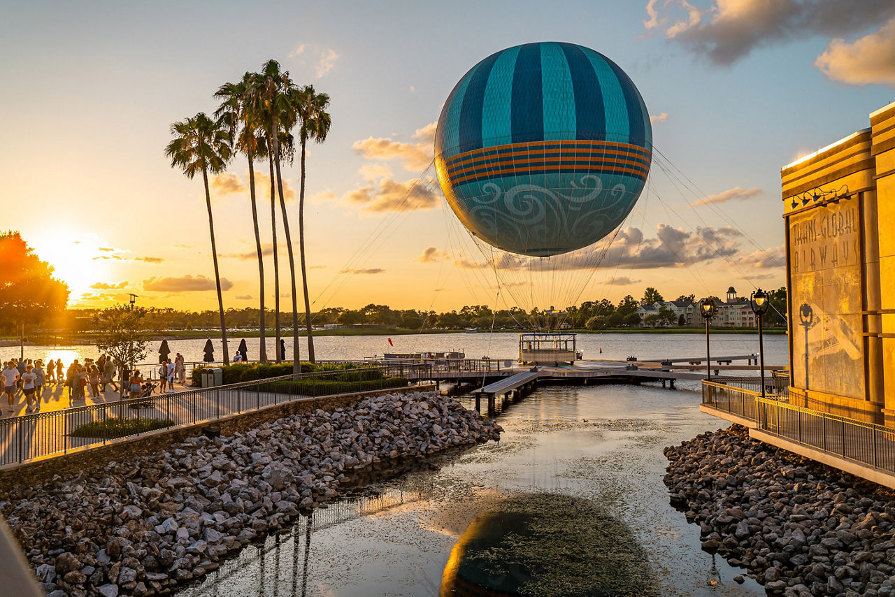 Tethered Hot Air Balloon at Disney Springs