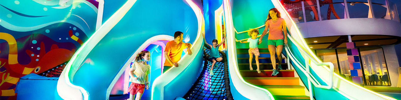 Wonder of the Seas Playscape Family Fun at Night